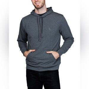 TailorByrd Fall Forward Fleece Hoodie in Gray Men’s Size S